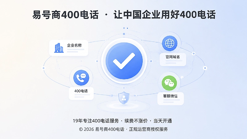 抽象场景：圆形徽章代表企业信息统一核验