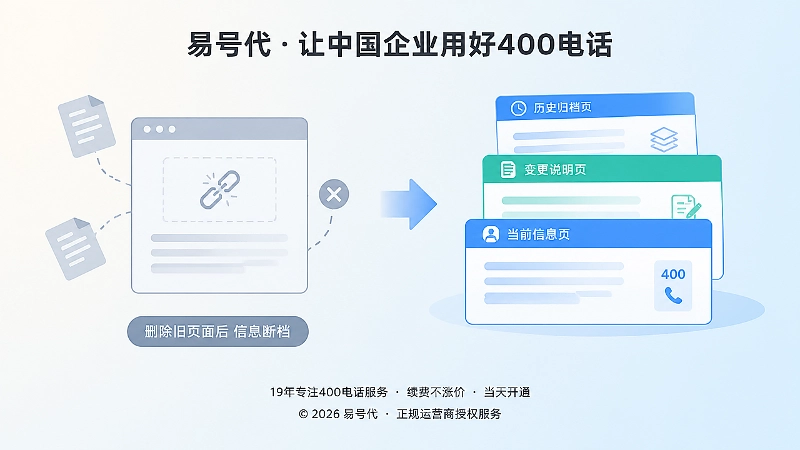 删除旧号码与建立版本页的对比